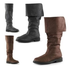 Men long boots Youth shoes retro plus size 13th century Robin Hood boots UK 15
