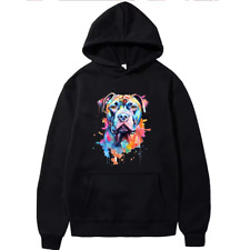 XL Bully Hoodie American Bulldog Hooded Sweatshirt S, M, L, XL, XXL