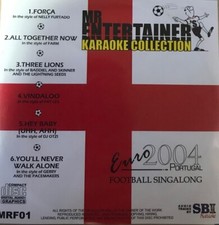 Mr Entertainer Karaoke Collection Euro 2004 Portugal Football Singalong CD VGC