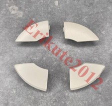 Fiat 500 radio cd button buttons IVORY white cream trim mould cover removal 4pcs
