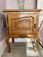 Pair Of Solid Oak French Bedside Cabinets - HOUSE CLEARANCE! See Other Listings