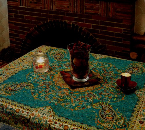 Lpuk luxury termeh tablecloth - termeh,