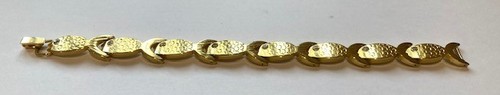 Vintage articulated fish link - articulated,