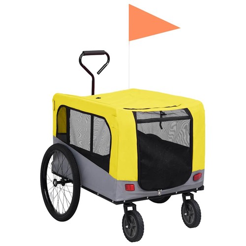 Pet bike trailer - 2-in-1,