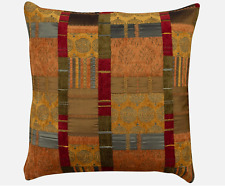 Moroccan Patchwork Double Sided Cushion Terracotta Various sizes Freyett fabric