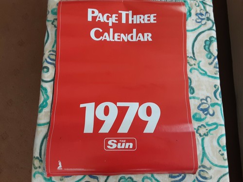 Sun 1979 page calendar - sun,
