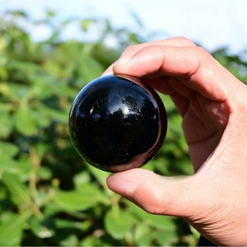 60mm natural black obsidian - 60mm,