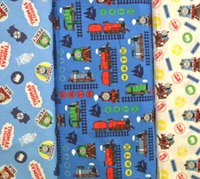 Thomas the Tank Engine and Friends Trains 100% Cotton Fabric Material