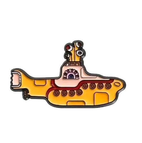 Beatles yellow submarine pin - beatles,