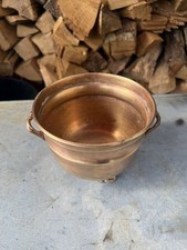 Vintage Brass Plant Pot Holder Window Sill Planter