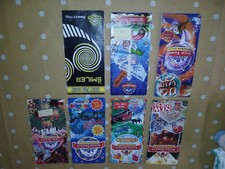 Alton Towers Resort Maps  X  7  -  years 92 , 93 , 94 , 95 , 99 , 2012 & 2013.