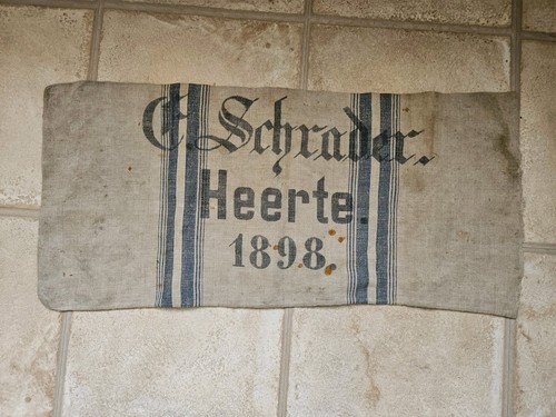 Antique german grain sack - ,