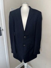 Magee Dark Navy Pure Wool