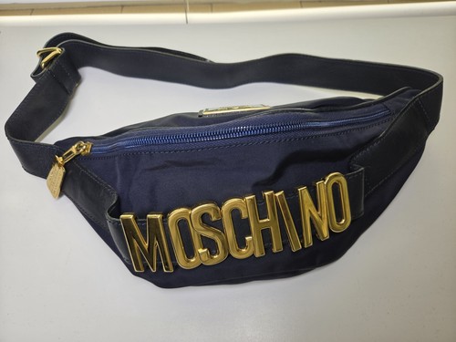 Blue vintage moschino fanny