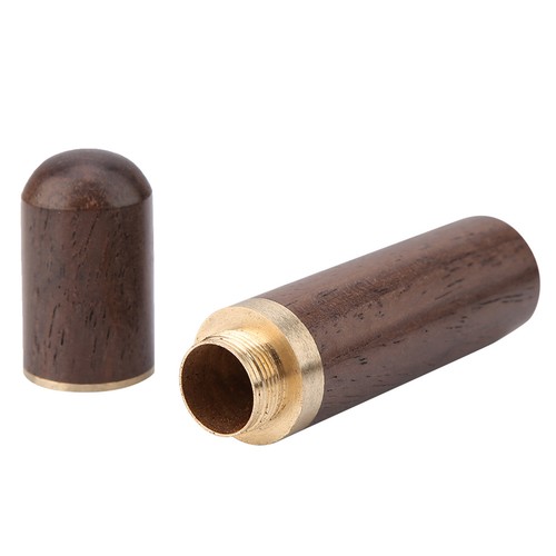Dark brown wooden - wooden, pincushion