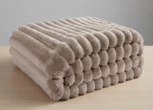 Blanket fluffy fleece chunky - fleece,