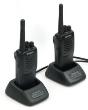 2x Kenwood Protalk TK-3000 (TK-3501) 4W UHF Radio Walkie Talkies w/ Chargers