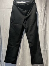 George Black Straight Legged School Trousers  with Elasticated Adjustable Waist 