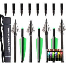 12Pcs 20Inch Carbon Bolts