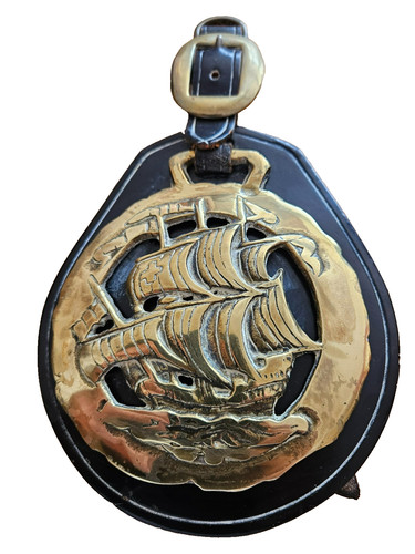Large ship horse - ship, on