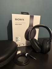  Sony MDR 1000X Noise Cancelling Wireless Headphones - Black