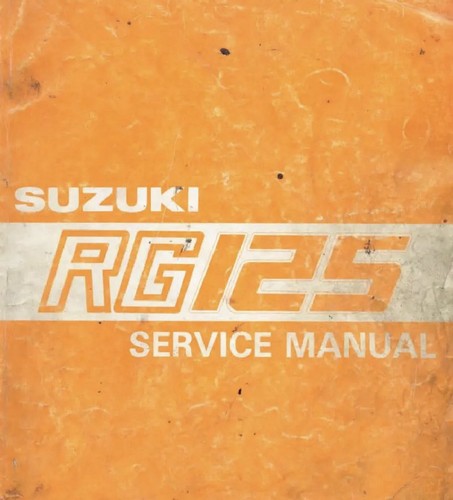 Suzuki rgv 125 workshop - rgv,
