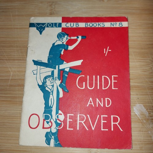 Scouting wolf cub books - uk, no