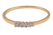 Pave 0.25 Cts Round Brilliant