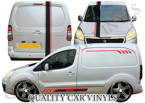 Peugeot partner racing stripes - peugeot,