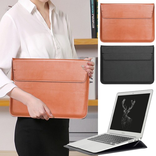 Sleeve leather laptop - leather, bag