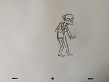 SIMPSONS TV Show Original Animation Art Cel Production Prop Drawing #27