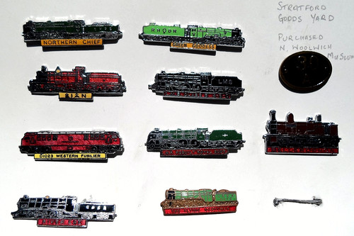 Railway steam train loco - 10, x