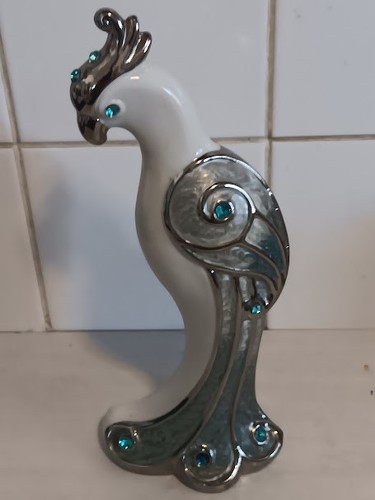 Stunning ceramic parrot - ceramic,