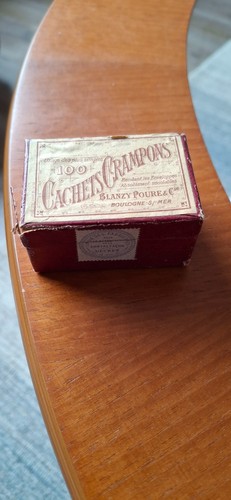 Antique french advertising box - french,