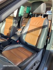 Seat Alhambra Front Seat Passenger Side Brown Leather MK2 2010 - 2020