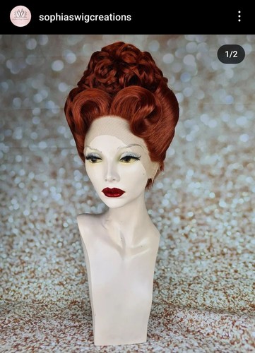 Red ginger drag queen - red,