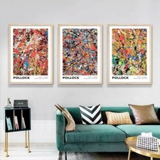 Jackson Pollock Set of 3