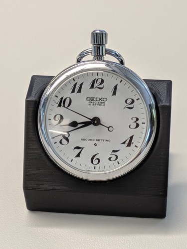 Railroad pocket watch stand - pocket,