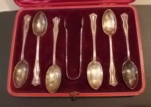 1928 boxed silver hallmarked - 1928,
