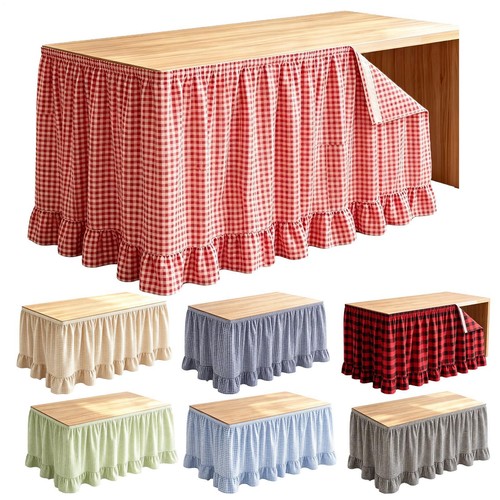 Desk skirt ruffled - desk,