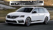 to fit SKODA OCTAVIA VRS GRAPHICS STICKERS STRIPES DECALS 1.6 1.8 2.0 230 TDI RS