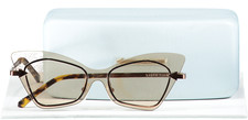 Karen Walker Brown Mrs Brill Sunglasses in case