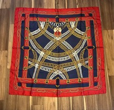 Hermes Silk Scarf 100% Pure