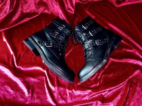 Bull boxer studded boots - boots, rock