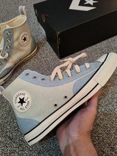 Converse Blue Denim High Top Trainers - Size UK 9.5