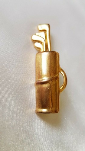 Brooch golf caddy with - brooch,