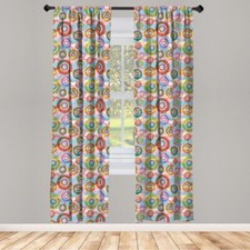 Retro Microfibre Curtains