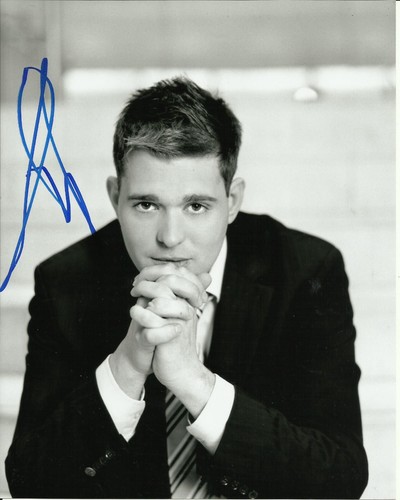 Michael buble signed photo - photo, (2)