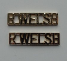 Royal Welsh Shoulder Titles -