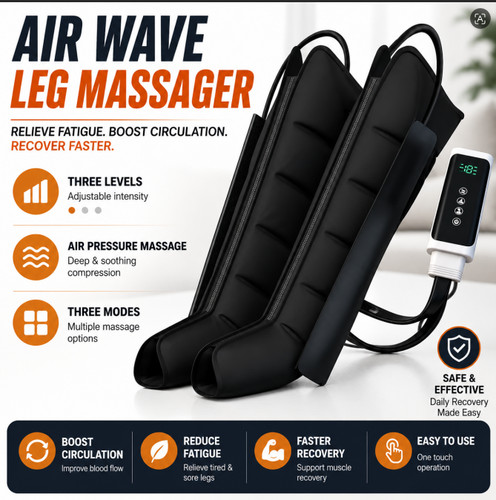 Leg massager for circulation - leg,